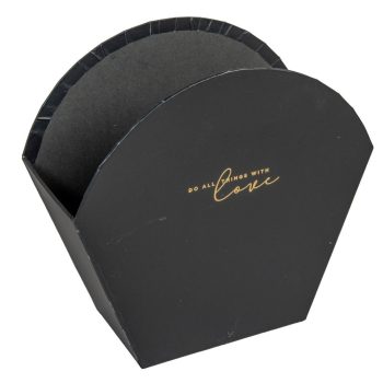 Papírdoboz fekete M21x22x10cm