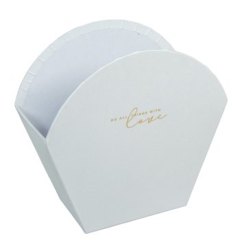 Papírdoboz fehér M21x22x10cm