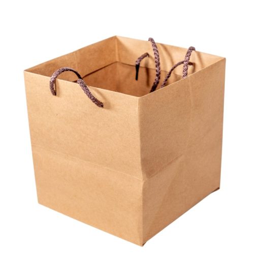 Virágtasak natúr 16x16x17cm