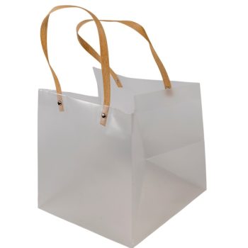 Virág tasak átlátszó  22x22x22 cm