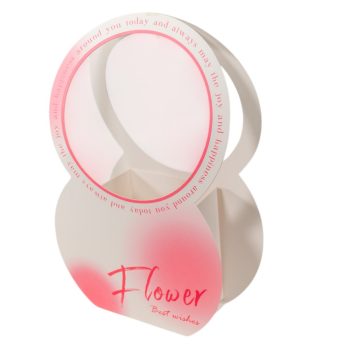 Virágtasak rózsaszín 20x8x32cm