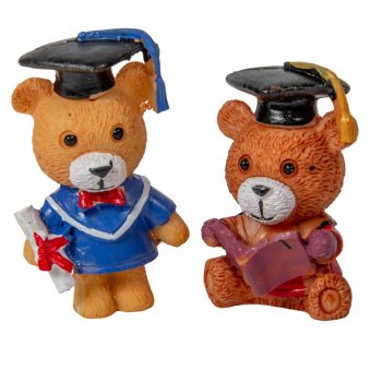 Ballagó maci polyresin 4cm