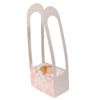 Virágtasak fehér 13x8x31,5cm