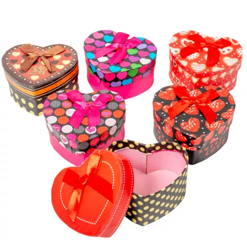 Papírdoboz szív M4,5x8,5cm