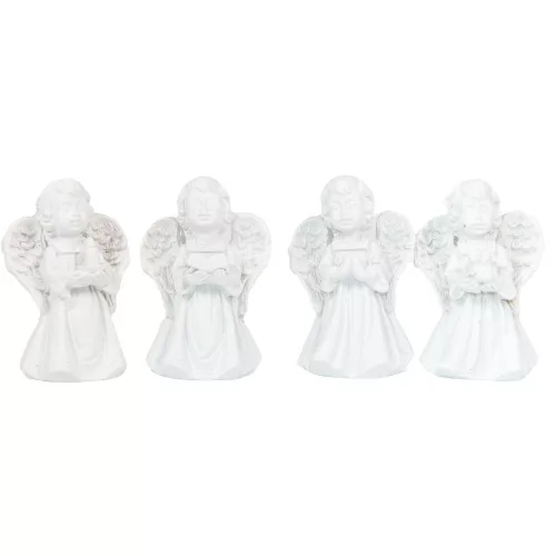Angyal poly fehér M4,5cm