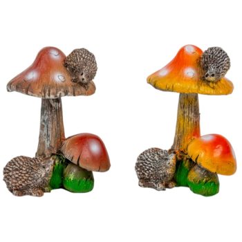 Gombapár sünivel poly 9cm