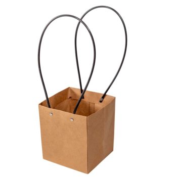 Virágtasak natúr 13x13x15cm