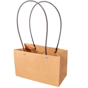 Virágtasak natúr 22x10,5x13,5cm