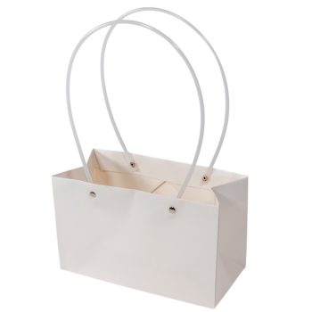 Virágtasak fehér 22x10,5x13,5cm