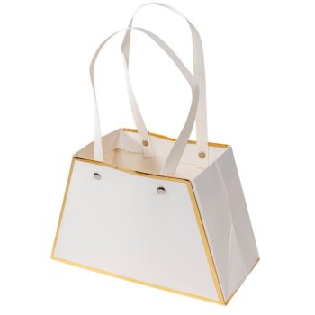 Virágtasak fehér 21x10,14x10cm