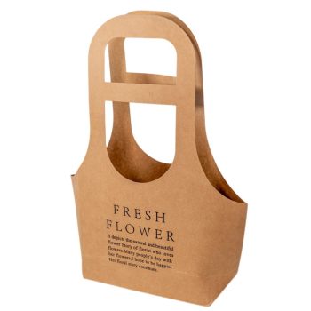 Virágtasak natúr 17x7,5x32cm