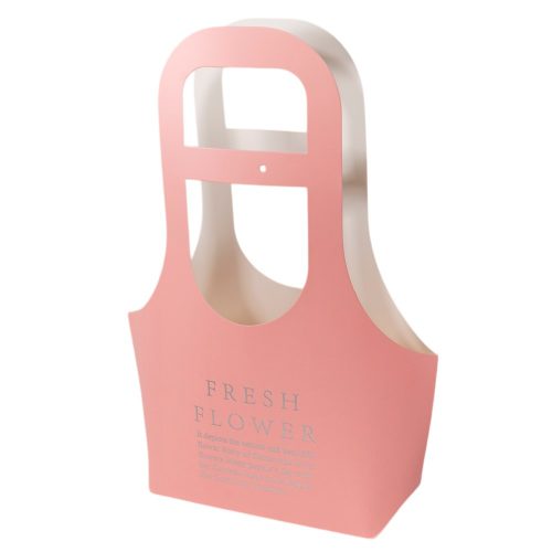 Virágtasak rózsaszín 17x7,5x32cm