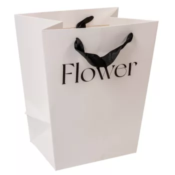 Papírtáska fehér 25,5x20x30cm