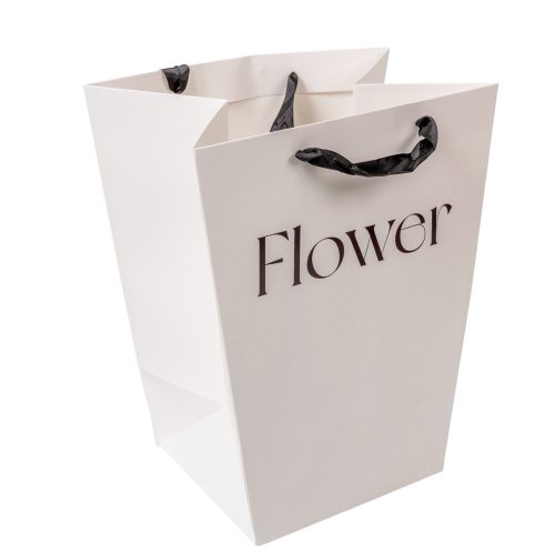 Papírtáska fehér 30x18x34cm