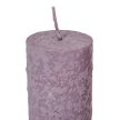 Fröcskölt henger gyertya 50x90mm mályva