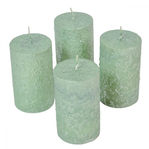 Fröcskölt henger gyertya 60x100mm menta