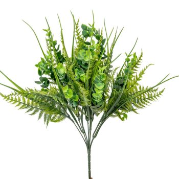 Páfrány, euka, sás bokor  10 ágú 48cm