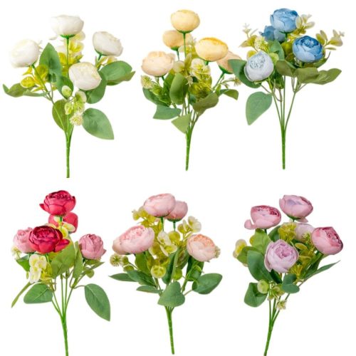 Ranunculusz csokor 5v. mix M30cm 48db/#