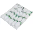 Rózsabimbó virágfej 7cm fehér 24db/csom