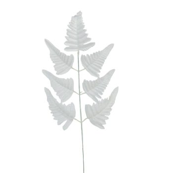 Páfrány levél fehér M50cm 12db/köteg