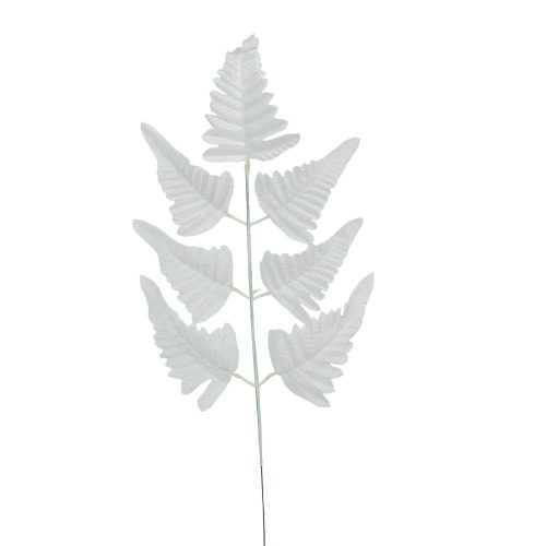 Páfrány levél fehér M50cm 12db/köteg