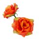 Angyalrózsa virágfej őszi narancs D6cm 24db/csom 288db/#