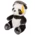 Plüss ballagó kalapos panda 25cm