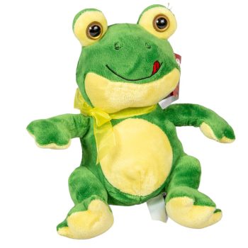 Plüss béka masnival 23cm