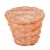 Antikolt bambusz kaspó narancs 11,5x9cm