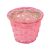 Antikolt bambusz kaspó rózsaszín 11,5x9cm