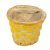Antikolt bambusz kaspó sárga 11,5x9cm