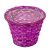 Antikolt bambusz kaspó lila 16x12cm