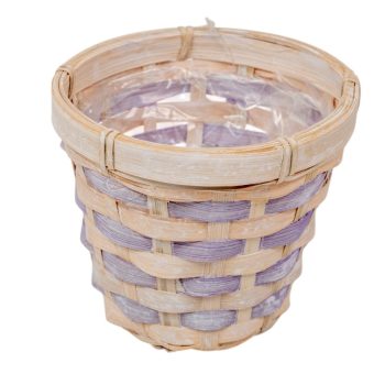 Bélelt kaspó lila D13cm M11cm