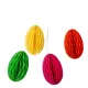 Papír lampion tojás akasztós mix 10cm
