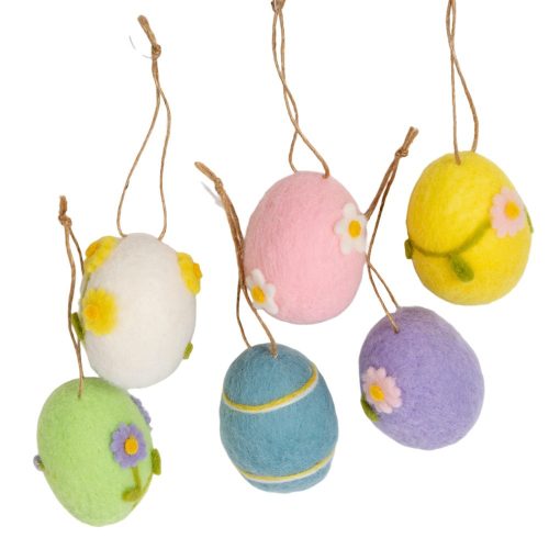 Húsvéti tojás filc bevonatú 7cm