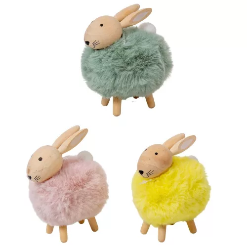 Nyuszi fa bundás M12cm