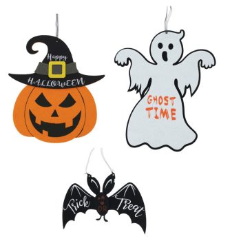 Halloween dísz akasztós filc 30cm