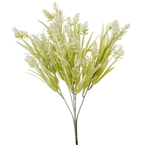 Díszítő bokor 5ágú fehér M37cm 36db/#
