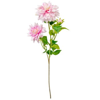 Dália ág 3v. rózsaszín M70cm 24db/#