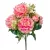 Peony csokor 7v. rózsaszín-barack M40cm 12db/#