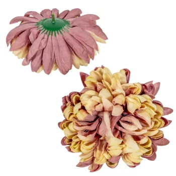 Krizantém virágfej D14cm 6db/csom