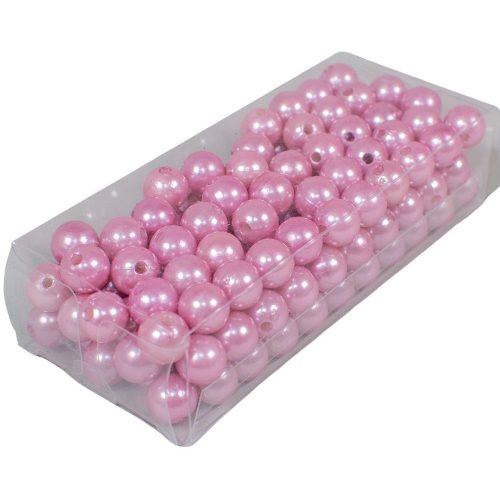 Gyöngy 10mm mályva 85gr