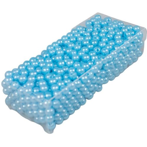 Gyöngy 6mm babakék 85gr