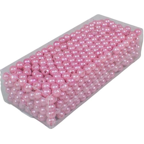 Gyöngy 6mm mályva 85gr