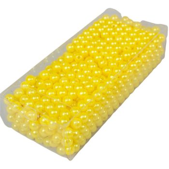 Gyöngy 6mm sárga 85gr