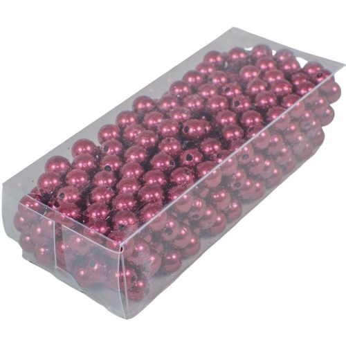 Gyöngy 8mm bordó 85gr