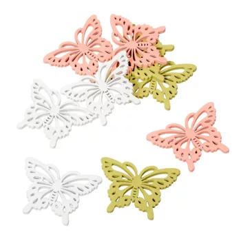 Pillangó fa áttört mix 4cm 9db-os