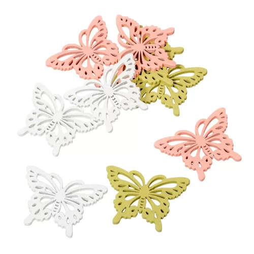 Pillangó fa áttört mix 4cm 9db-os