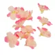 Textil kisvirág pink 4cm kb.120db-os