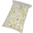 Textil kisvirág fehér 4cm kb.120db-os